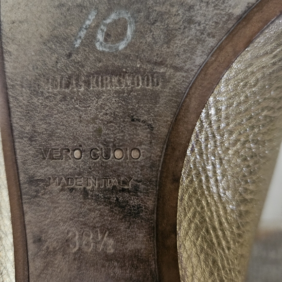 Nicholas Kirkwood Gold Women's Shoes - Picture 7 of 11